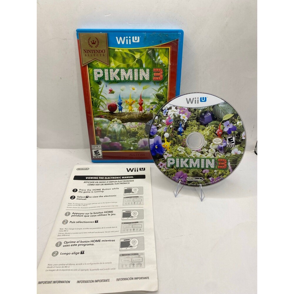 Pikmin 3 (Nintendo Selects Wii U, 2013) CIB Complete Tested & Works